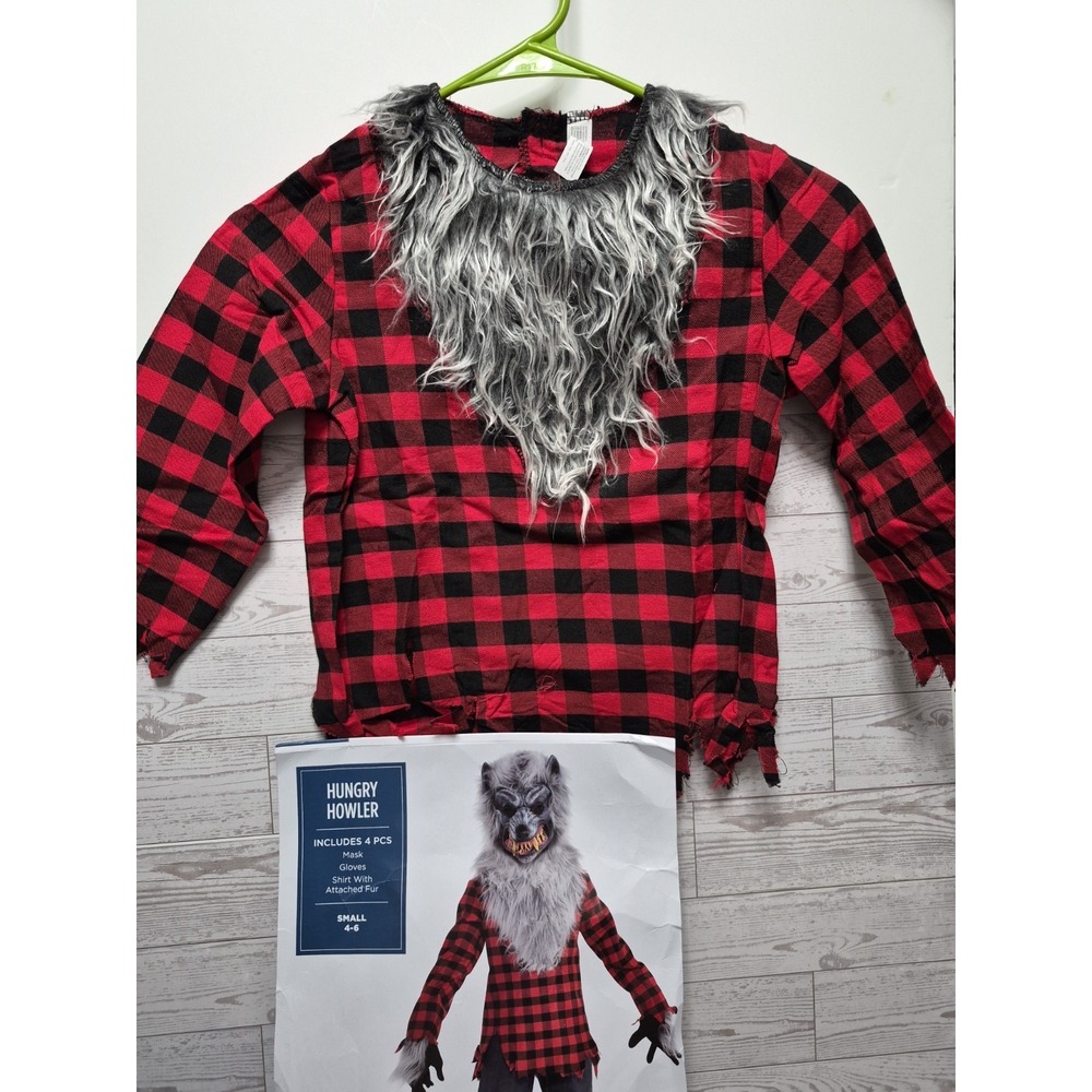 HUNGRY HOWLER childs Costume Size 4-6 New Without Tags